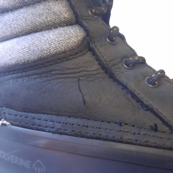 WOLVERINE Torrent Trek Boots Waterproof Leather 100G Insulation EPX Hike Snow - Picture 13 of 14